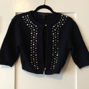 Marc by Marc Jacobs Navy Crop Sweater Size Small